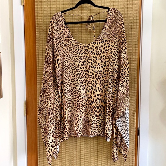 One Teaspoon Tiger Moth Leopard Print Tunic Dress - Picture 2 of 8